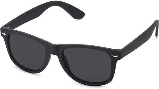 The Products Edge Sunglasses Men Polarized Sunglasses for Womens Classic Matte Black Frame UV Protection