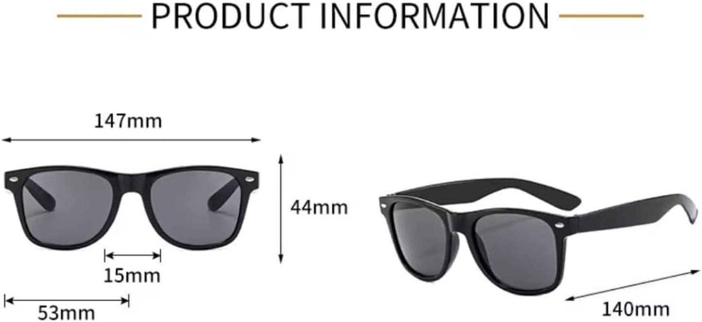 The Products Edge Sunglasses Men Polarized Sunglasses for Womens Classic Matte Black Frame UV Protection