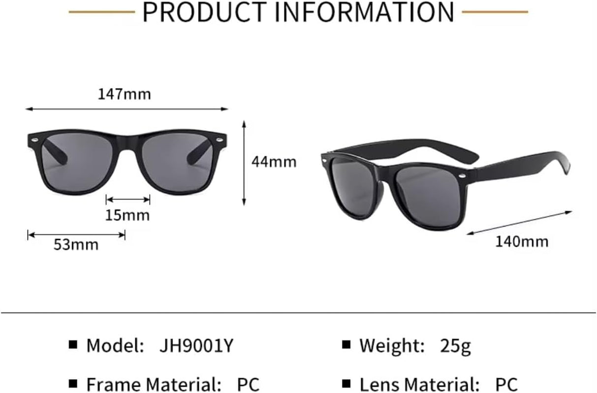 The Products Edge Sunglasses Men Polarized Sunglasses for Womens Classic Matte Black Frame UV Protection